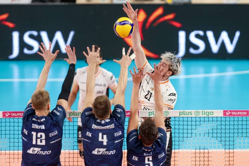 Volleyball. PlusLiga. Jastrzebski Wegiel - PGE Projekt Warszawa. 01.10.2024