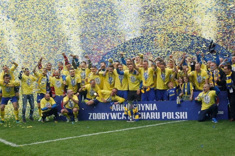 Football. Polish Cup. Lech Poznan - Arka Gdynia. 02.05.2017