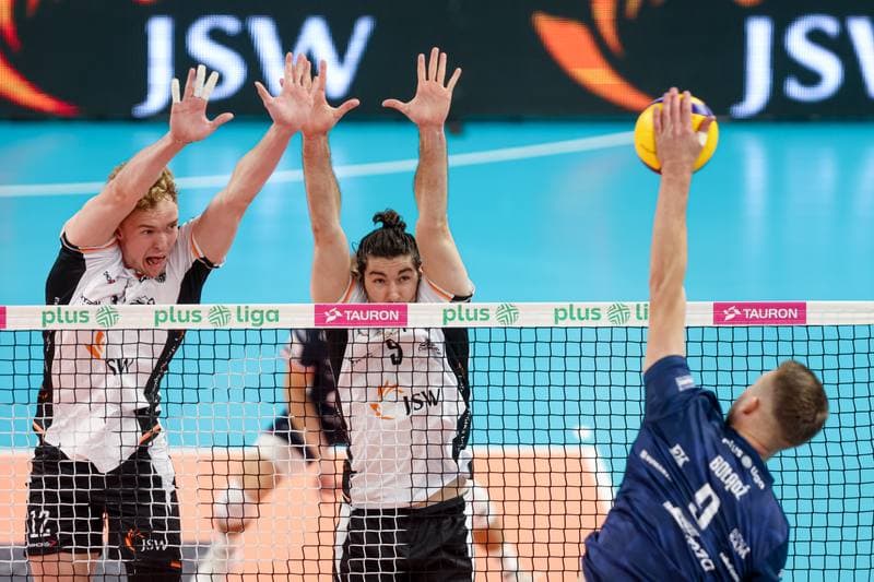 Volleyball. PlusLiga. Jastrzebski Wegiel - PGE Projekt Warszawa. 01.10.2024