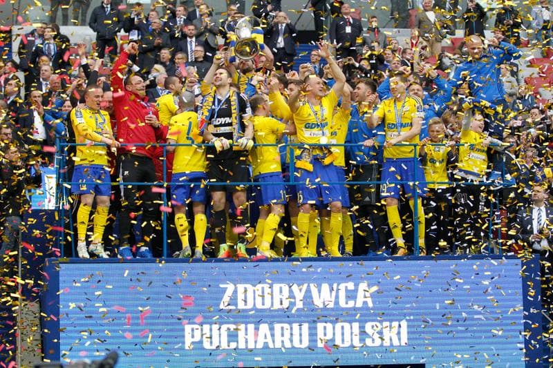 Football. Polish Cup. Lech Poznan - Arka Gdynia. 02.05.2017