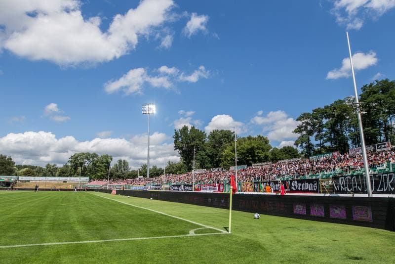 Football. Fortuna I Liga. Zaglebie Sosnowiec - Widzew Lodz. 08.08.2021