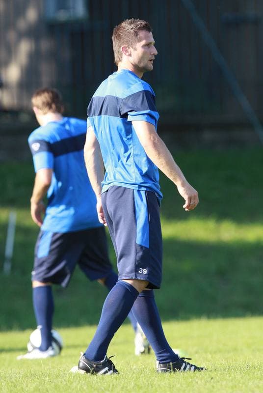 Football. Gornik Zabrze. Training. 07.01.2010