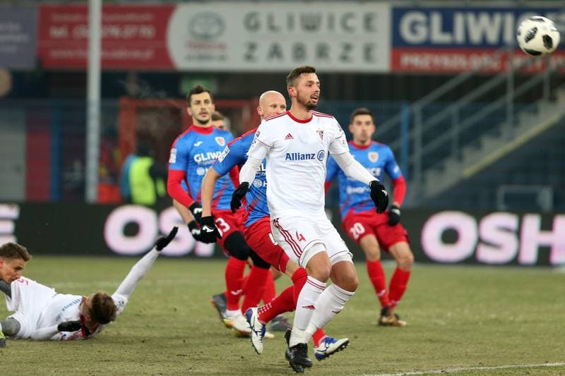 Football. Lotto Ekstraklasa. Piast Gliwice - Gornik Zabrze. 03.03.2018
