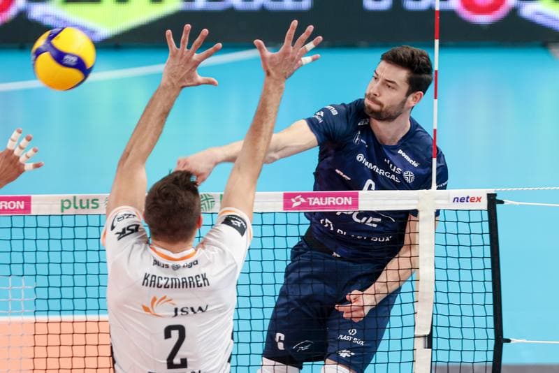 Volleyball. PlusLiga. Jastrzebski Wegiel - PGE Projekt Warszawa. 01.10.2024