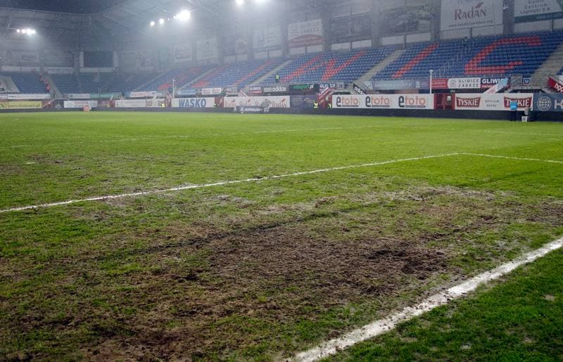 Football. Ekstraklasa. Piast Gliwice - Slask Wroclaw. 08.03.2016