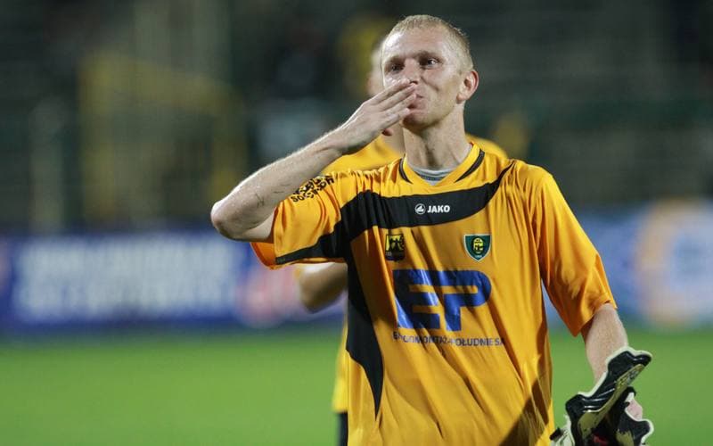 Football. I liga. GKS Katowice - Dolcan Zabki. 31.03.2012