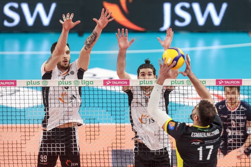 Volleyball. PlusLiga. Jastrzebski Wegiel - PGE GiEK Skra Belchatow. 09.02.2025