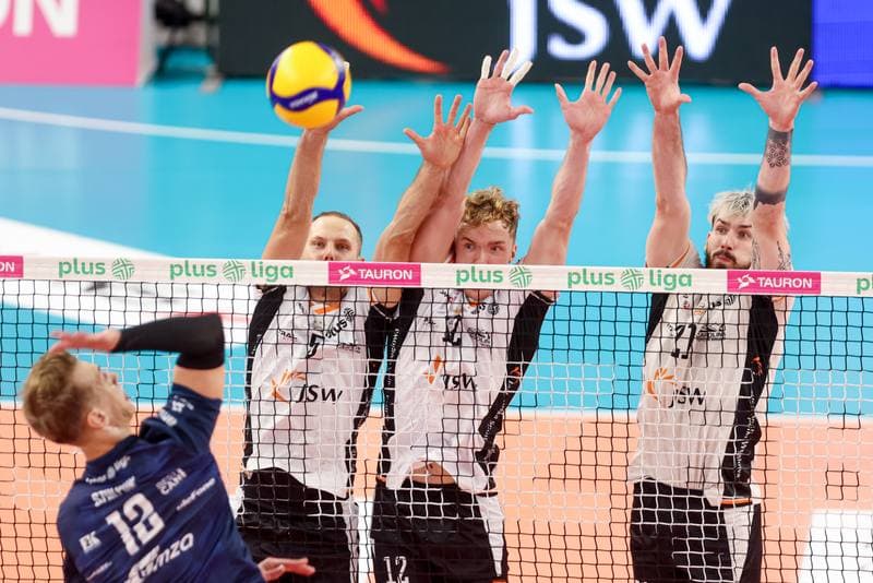 Volleyball. PlusLiga. Jastrzebski Wegiel - PGE Projekt Warszawa. 01.10.2024