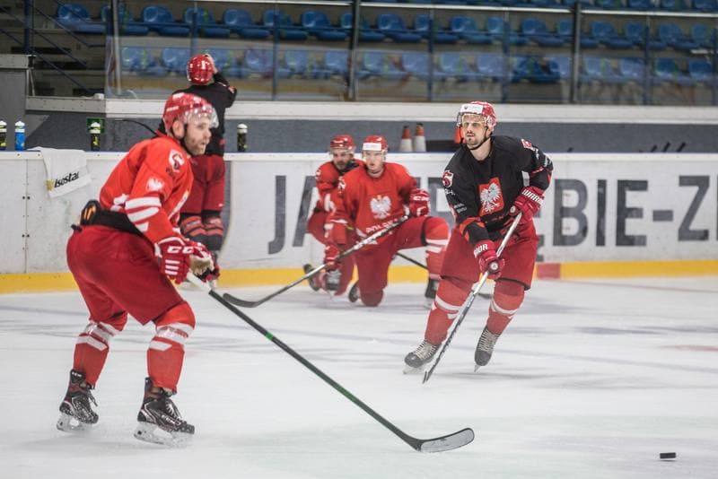 Ice Hockey. Poland national team. Training. 19.08.2021