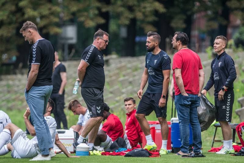 Football. Sparing. Gornik Zabrze - Puszcza Niepolomice. 03.07.2021