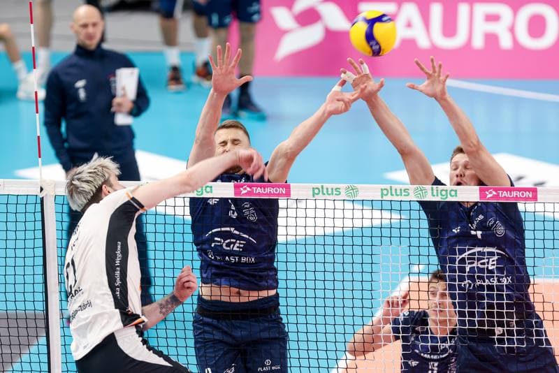 Volleyball. PlusLiga. Jastrzebski Wegiel - PGE Projekt Warszawa. 01.10.2024