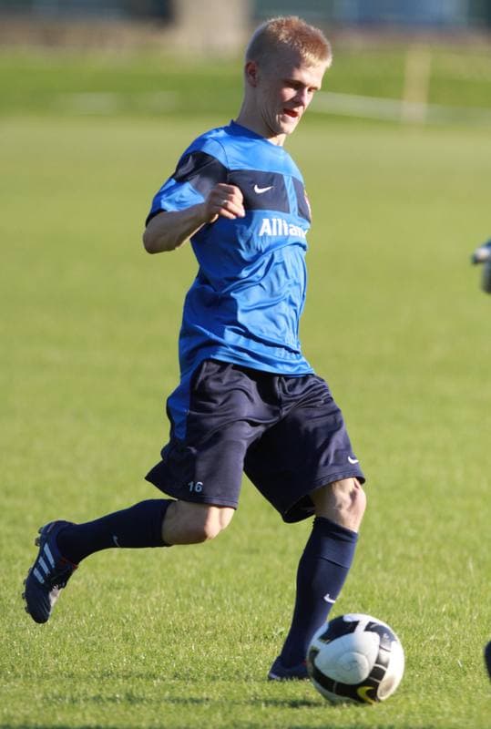 Football. Gornik Zabrze. Training. 07.01.2010