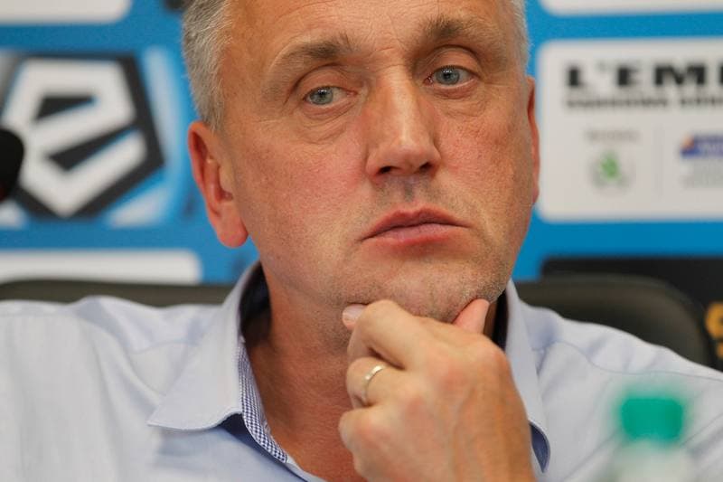 Football. Zaglebie Sosnowiec. Press Conference. 16.10.2018