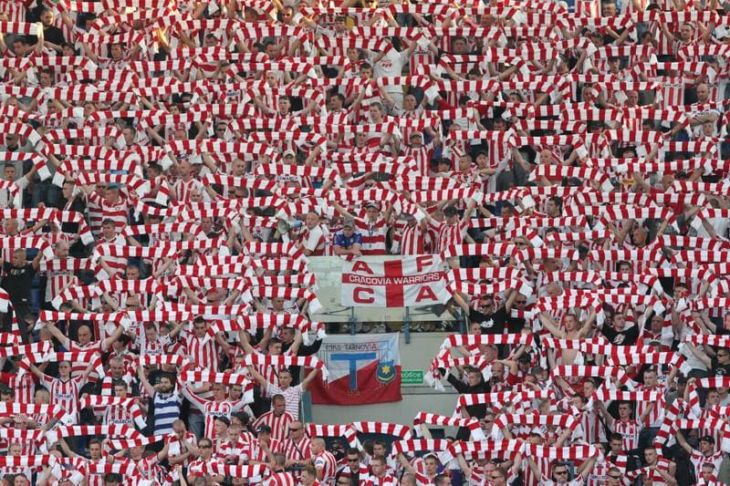 Football. T-Mobile Ekstraklasa. Wisla Krakow - Cracovia Krakow. 30.04.2012