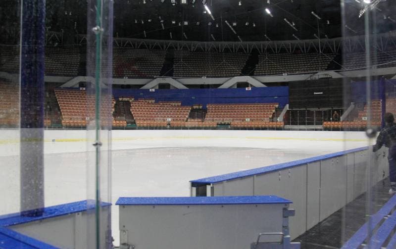 Ice Hockey. Spodek. Construction. 16.04.2016