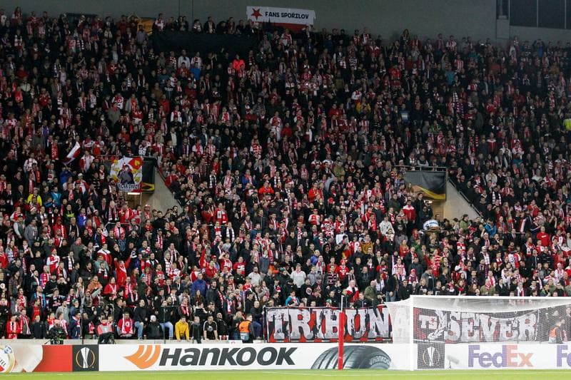 Football. UEFA Europa League. Slavia Prague - FC Copenhagen. 08.11.2018