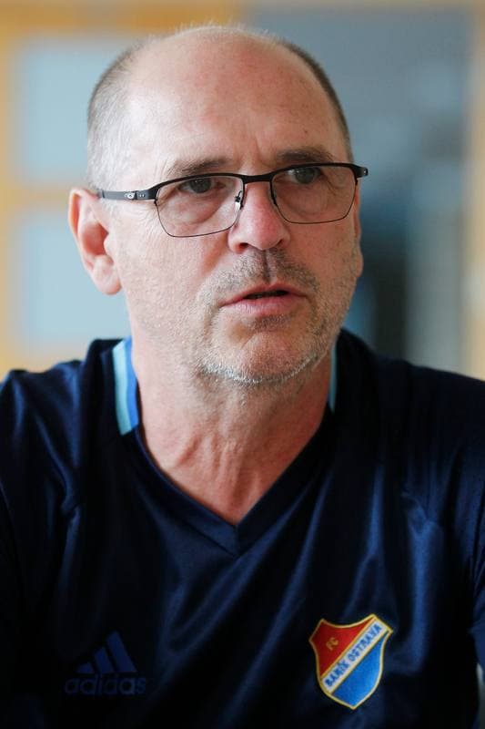 Football. Banik Ostrava. Press Conference. 16.05.2018