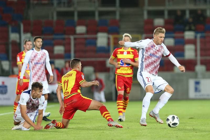 Football. Lotto Ekstraklasa. Gornik Zabrze - Jagiellonia Bialystok. 23.09.2018