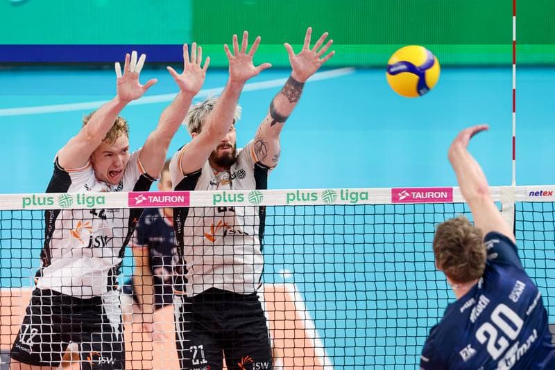 Volleyball. PlusLiga. Jastrzebski Wegiel - PGE Projekt Warszawa. 01.10.2024