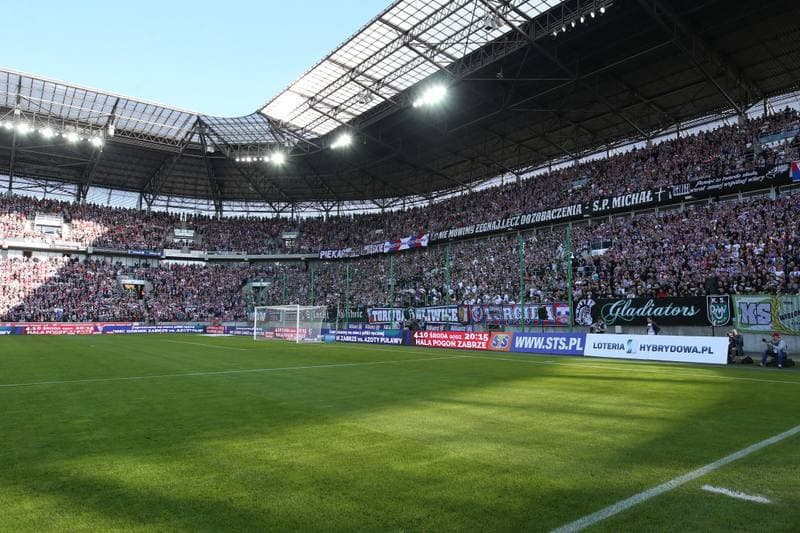 Football. Lotto Ekstraklasa. Gornik Zabrze - Piast Gliwice. 01.10.2017