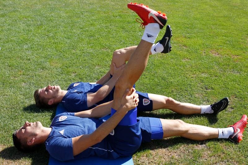 Football. Piast Gliwice. Training. 07.08.2018