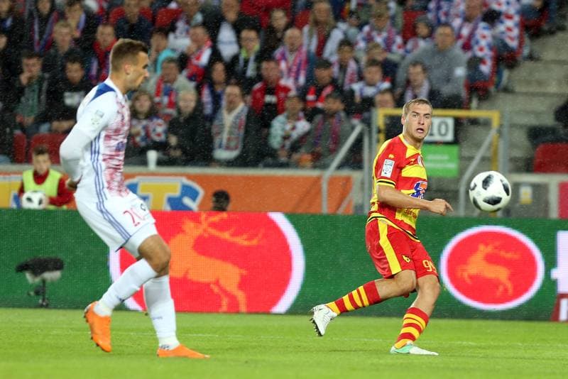 Football. Lotto Ekstraklasa. Gornik Zabrze - Jagiellonia Bialystok. 23.09.2018