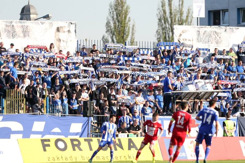 Football. Nice I Liga. Ruch Chorzow - Pogon Siedlce. 20.04.2018