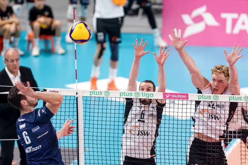 Volleyball. PlusLiga. Jastrzebski Wegiel - PGE Projekt Warszawa. 01.10.2024