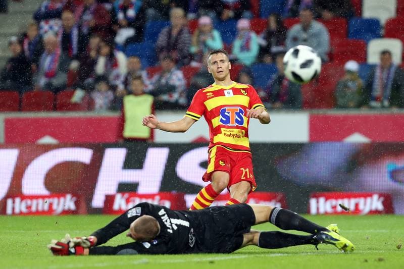 Football. Lotto Ekstraklasa. Gornik Zabrze - Jagiellonia Bialystok. 23.09.2018