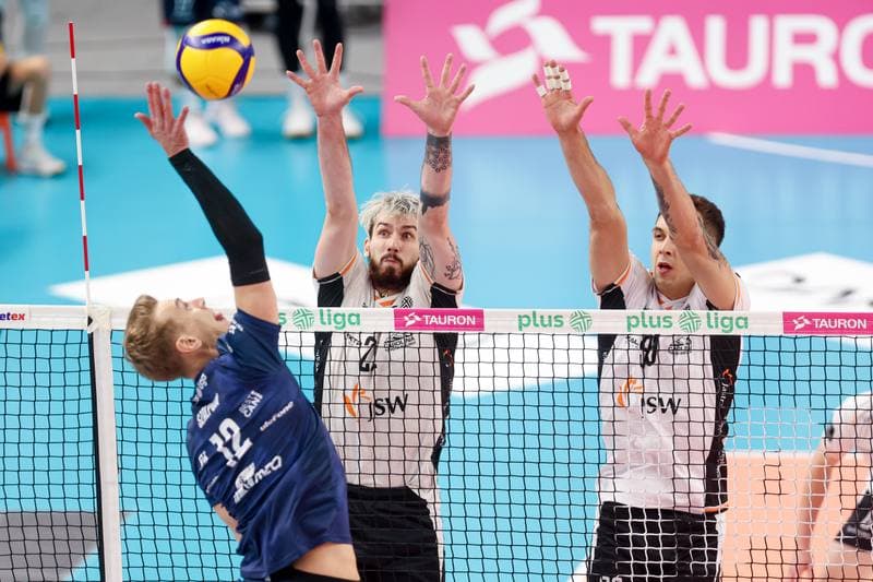 Volleyball. PlusLiga. Jastrzebski Wegiel - PGE Projekt Warszawa. 01.10.2024