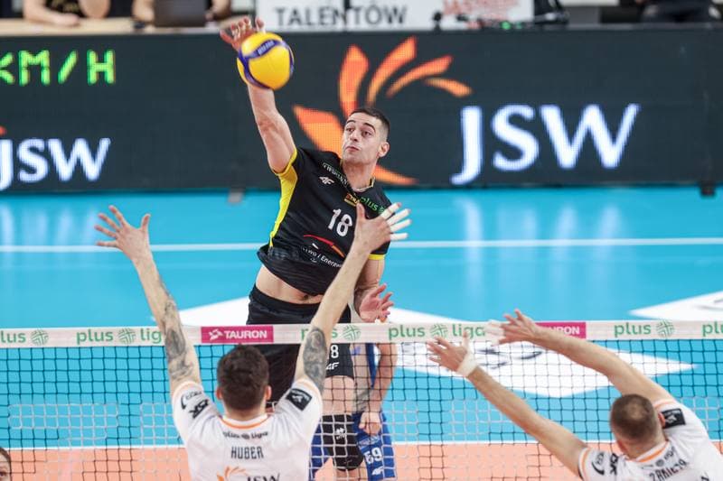 Volleyball. PlusLiga. Jastrzebski Wegiel - PGE GiEK Skra Belchatow. 09.02.2025
