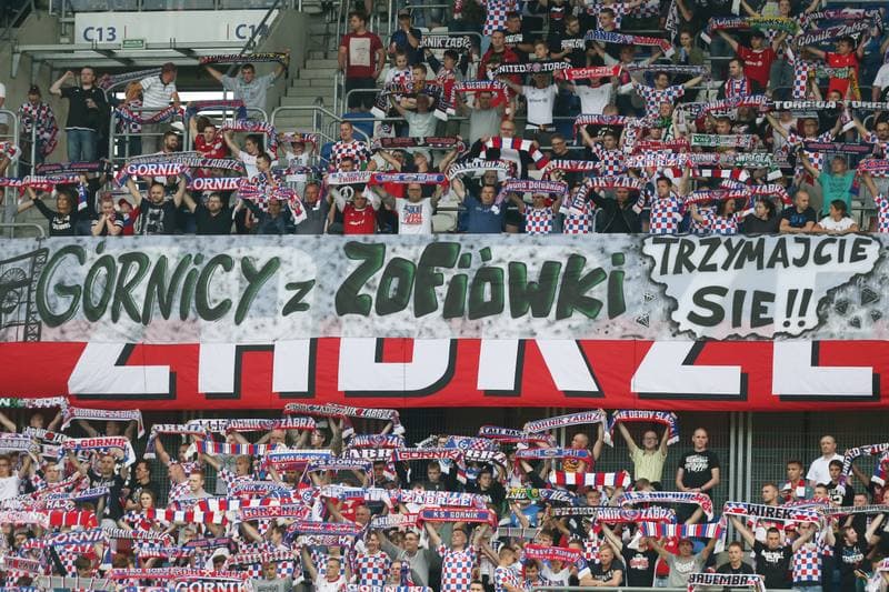 Football. Lotto Ekstraklasa. Gornik Zabrze - Korona Kielce. 09.05.2018