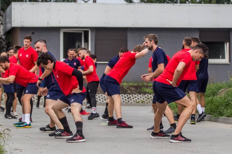 Ice Hockey. Poland national team. Training. 20.07.2021
