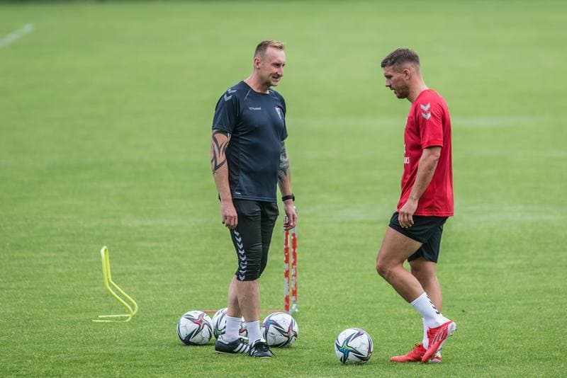 Football. Gornik Zabrze. Training. 09.07.2021