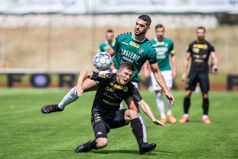Football. Fortuna I Liga. Zaglebie Sosnowiec - Widzew Lodz. 08.08.2021