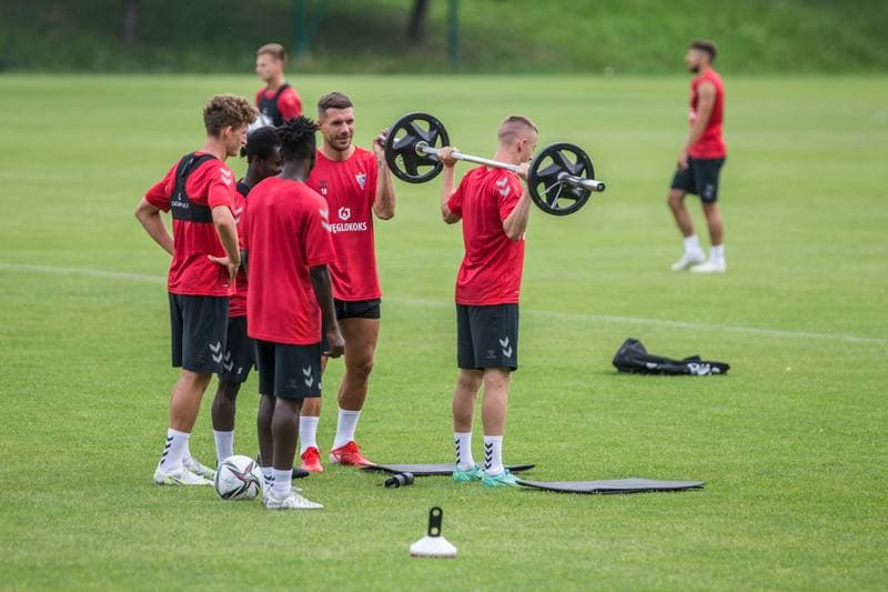 Football. Gornik Zabrze. Training. 09.07.2021