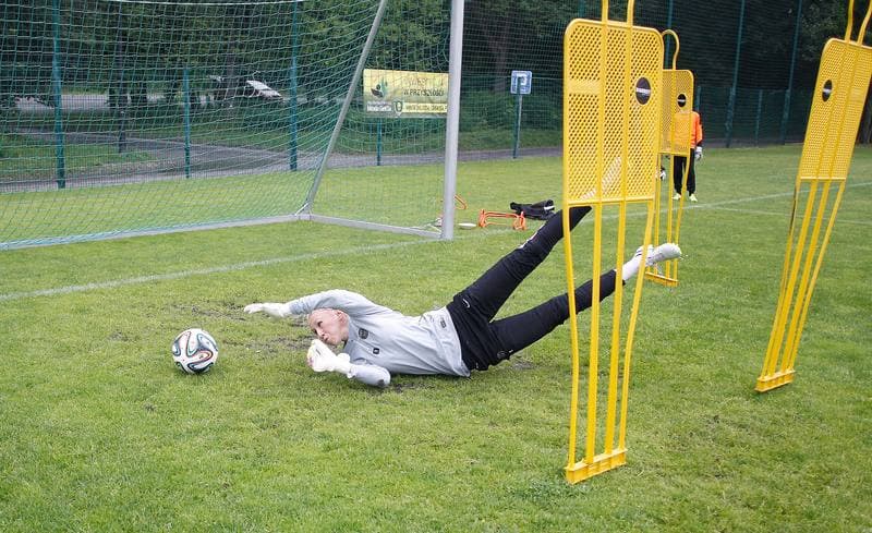 Football. GKS Katowice. Training. 15.06.2015