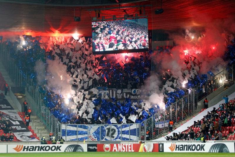 Football. UEFA Europa League. Slavia Prague - FC Copenhagen. 08.11.2018