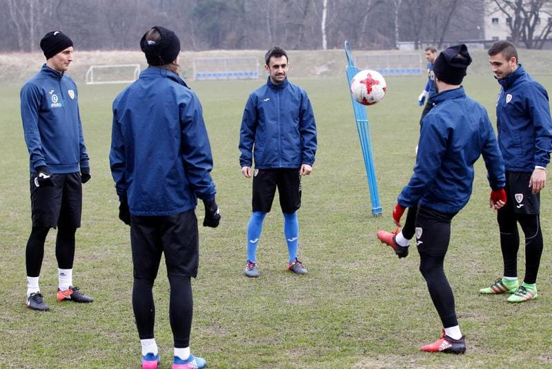 Football. Piast Gliwice. Training. 15.03.2017