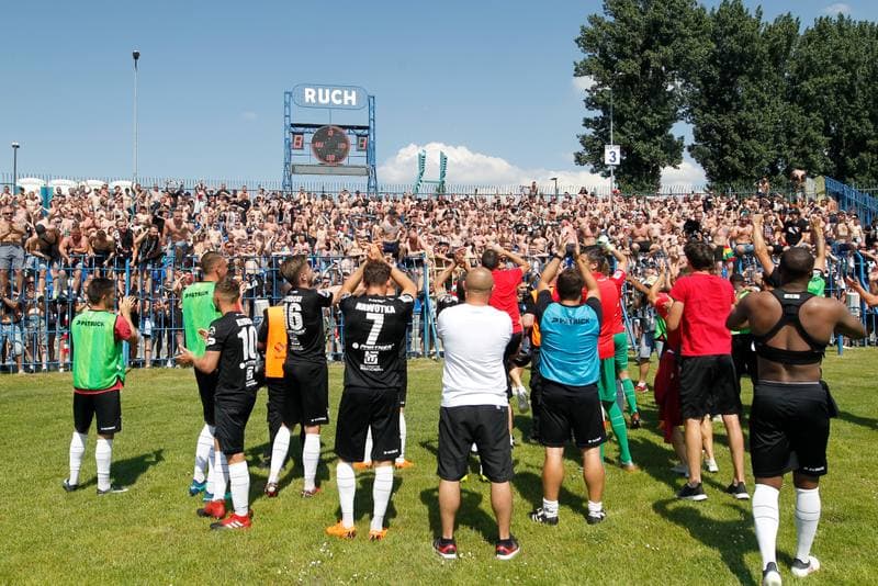 Football. Nice I Liga. Ruch Chorzow - Zaglebie Sosnowiec. 27.05.2018