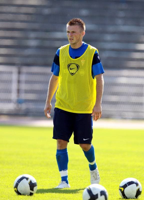 Football. Gornik Zabrze. Training. 07.01.2010