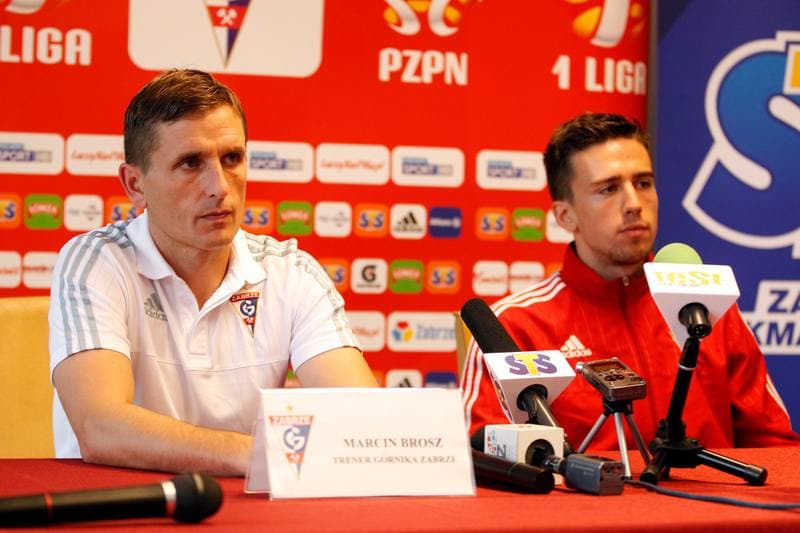 Football. Gornik Zabrze. Press Conference. 27.10.2016