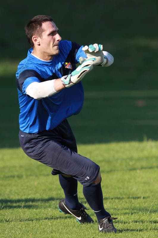 Football. Gornik Zabrze. Training. 07.01.2010