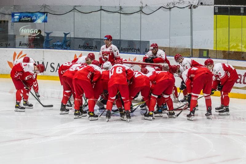 Ice Hockey. Sparing. Reprezentacja Polski - Re-Plast Unia Oswiecim. 20.08.2021