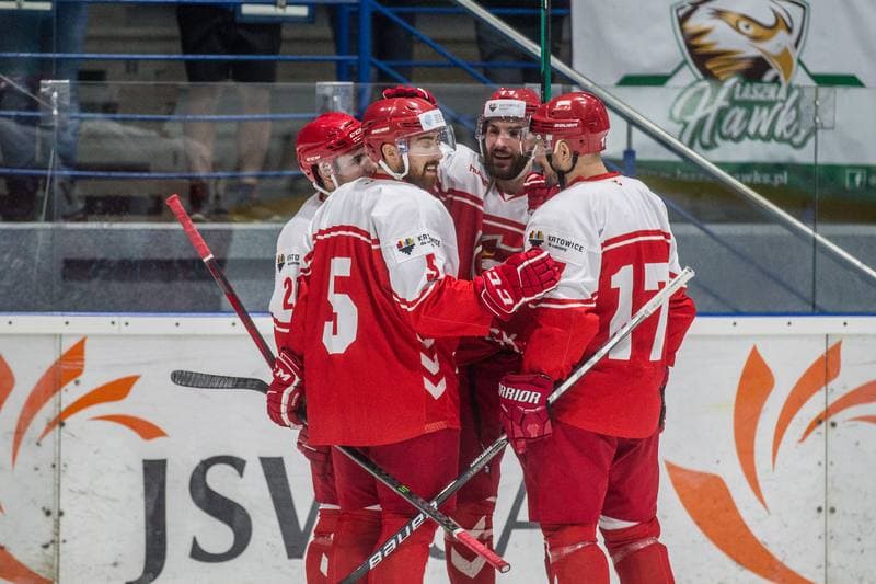 Ice Hockey. Sparing. Reprezentacja Polski - Re-Plast Unia Oswiecim. 20.08.2021