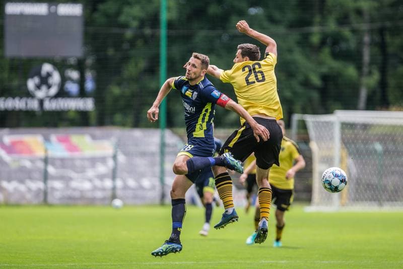 Football. Sparing. GKS Katowice - Sandecja Nowy Sacz. 10.07.2021