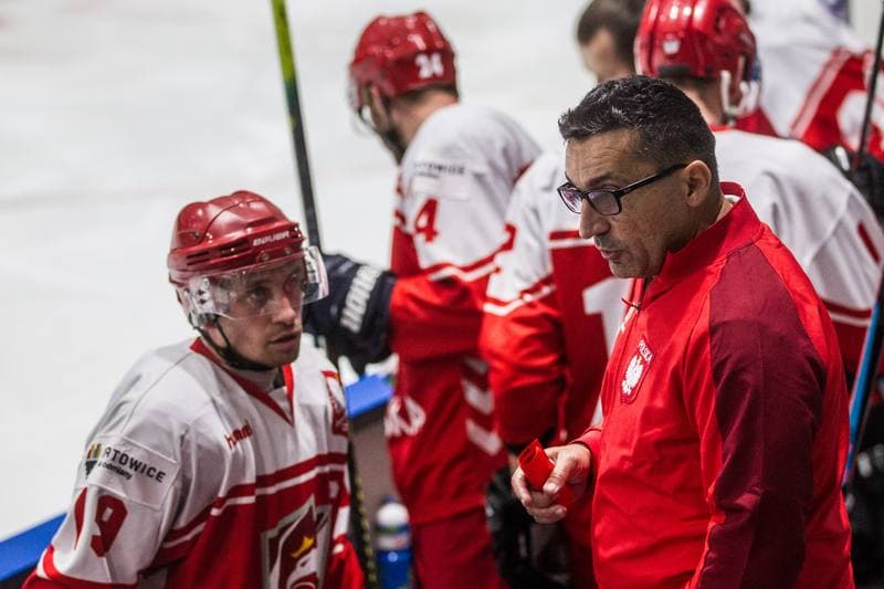 Ice Hockey. Sparing. Reprezentacja Polski - JKH GKS Jastrzebie. 22.08.2021
