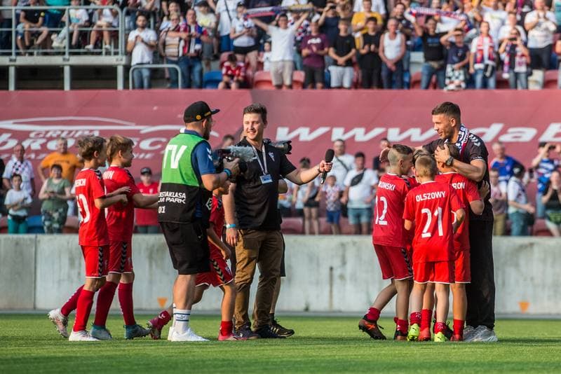 Football. Gornik Zabrze. Press Conference. 08.07.2021