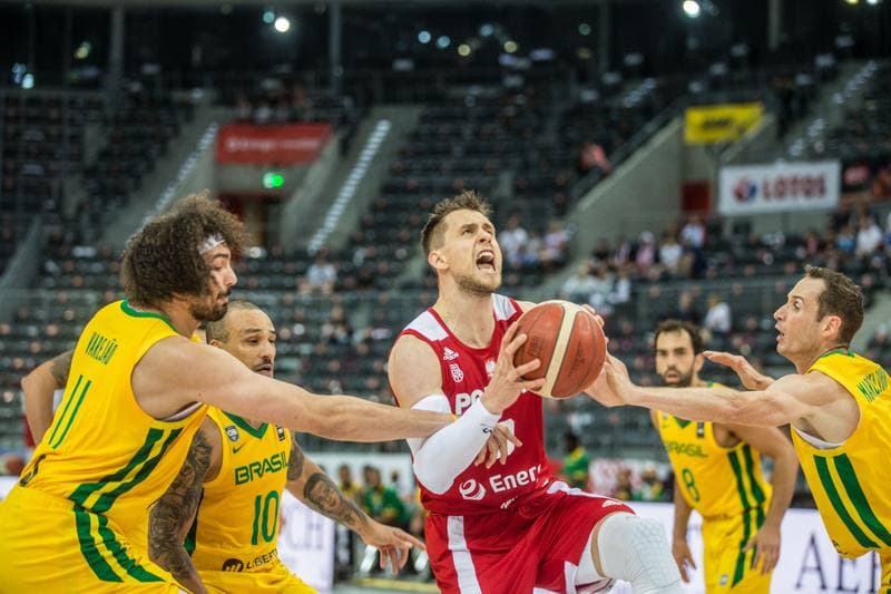 Basketball. Friendly Match. Poland - Brazil. 23.06.2021