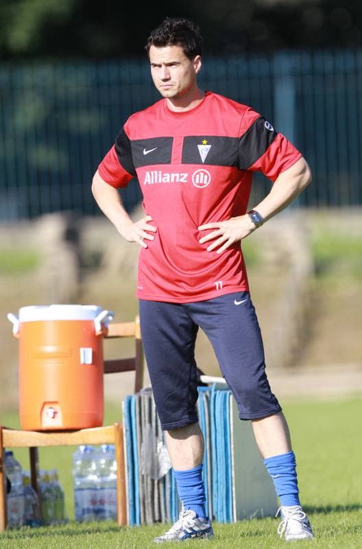 Football. Gornik Zabrze. Training. 07.01.2010